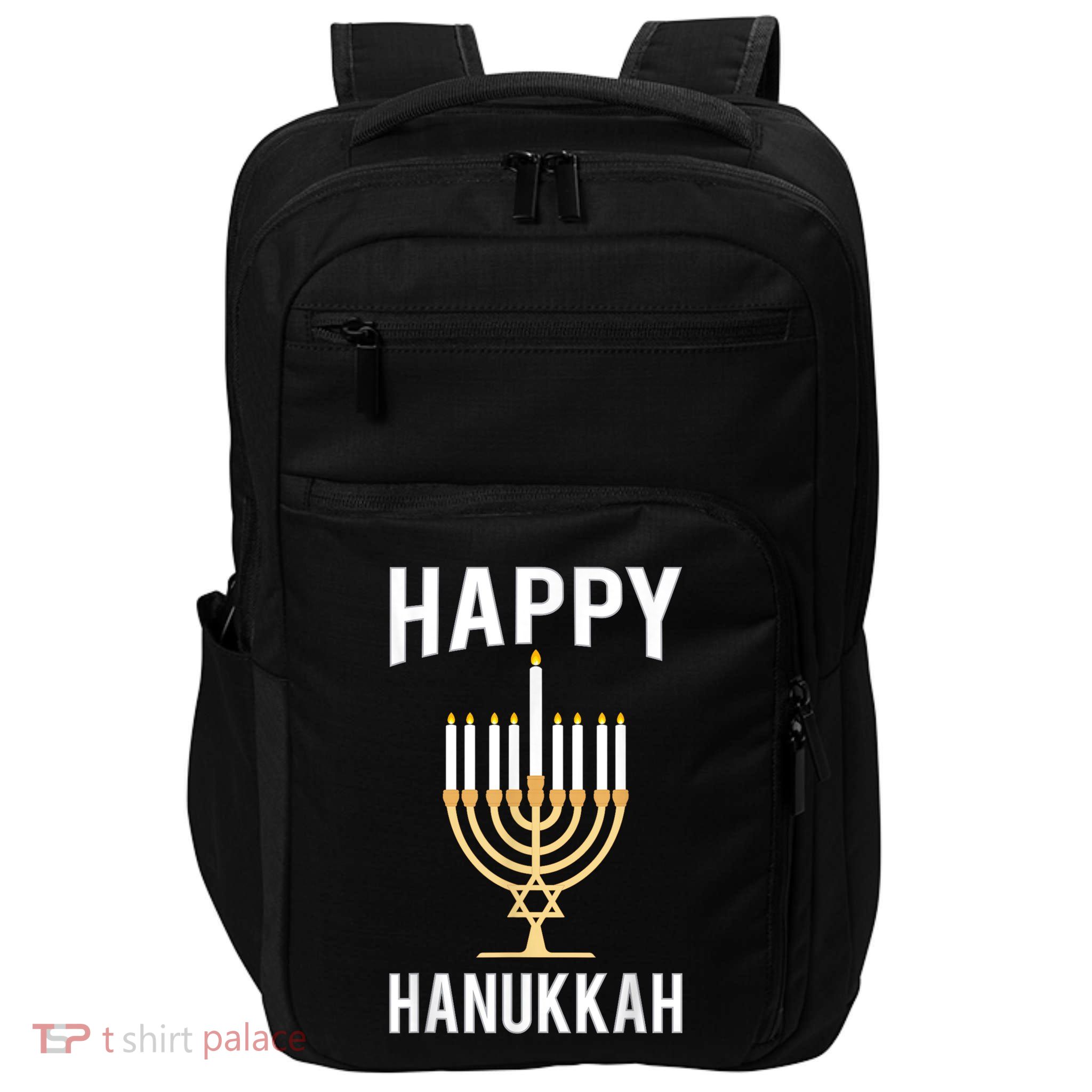Happy Chrismukkah Hanukkah Impact Tech Backpack