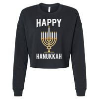 Happy Chrismukkah Hanukkah Cropped Pullover Crew