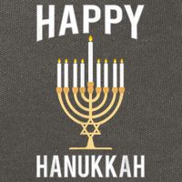 Happy Chrismukkah Hanukkah Cotton Canvas Backpack