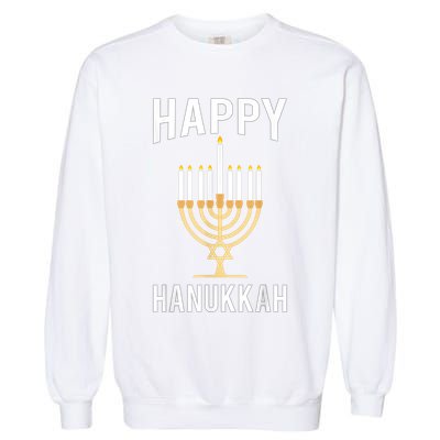 Happy Chrismukkah Hanukkah Garment-Dyed Sweatshirt