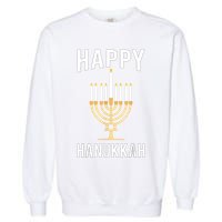Happy Chrismukkah Hanukkah Garment-Dyed Sweatshirt