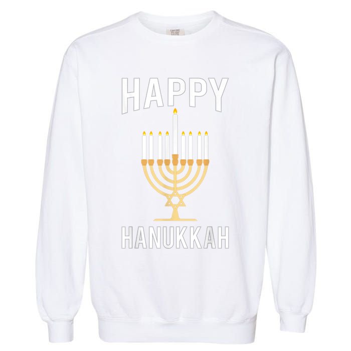 Happy Chrismukkah Hanukkah Garment-Dyed Sweatshirt