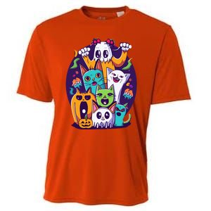 Halloween Cats Cooling Performance Crew T-Shirt