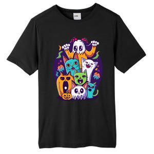 Halloween Cats Tall Fusion ChromaSoft Performance T-Shirt