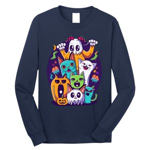 Halloween Cats Long Sleeve Shirt