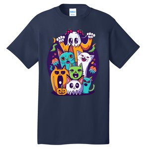 Halloween Cats Tall T-Shirt