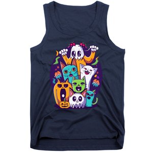 Halloween Cats Tank Top