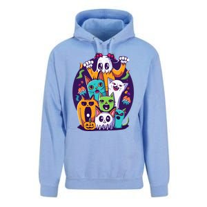 Halloween Cats Unisex Surf Hoodie