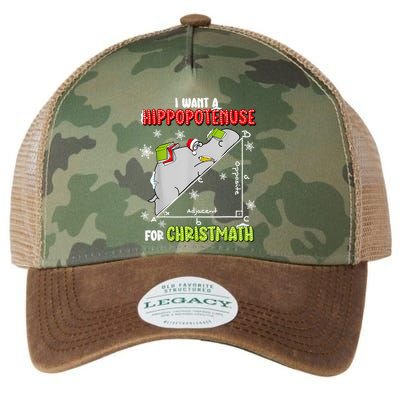 Hippopotamus Christmath Legacy Tie Dye Trucker Hat