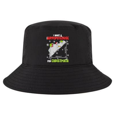 Hippopotamus Christmath Cool Comfort Performance Bucket Hat