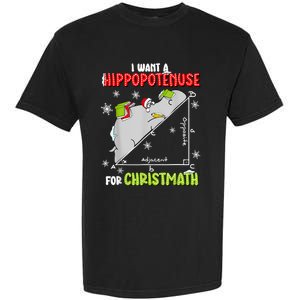 Hippopotamus Christmath Garment-Dyed Heavyweight T-Shirt