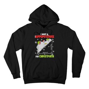 Hippopotamus Christmath Hoodie