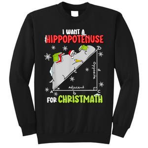 Hippopotamus Christmath Sweatshirt