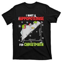 Hippopotamus Christmath T-Shirt