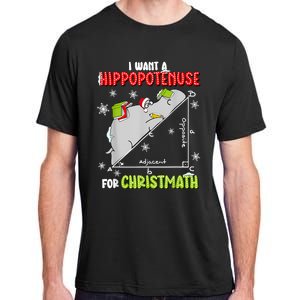 Hippopotamus Christmath Adult ChromaSoft Performance T-Shirt