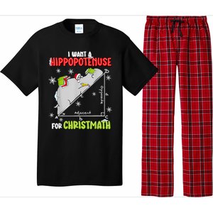 Hippopotamus Christmath Pajama Set