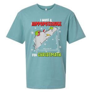 Hippopotamus Christmath Sueded Cloud Jersey T-Shirt