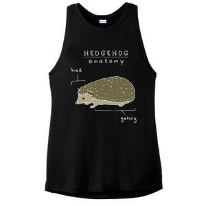 Hedgehog Cute Hedgehogs Ladies PosiCharge Tri-Blend Wicking Tank