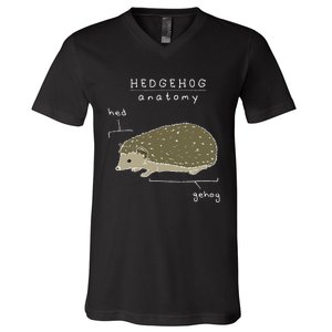 Hedgehog Cute Hedgehogs V-Neck T-Shirt