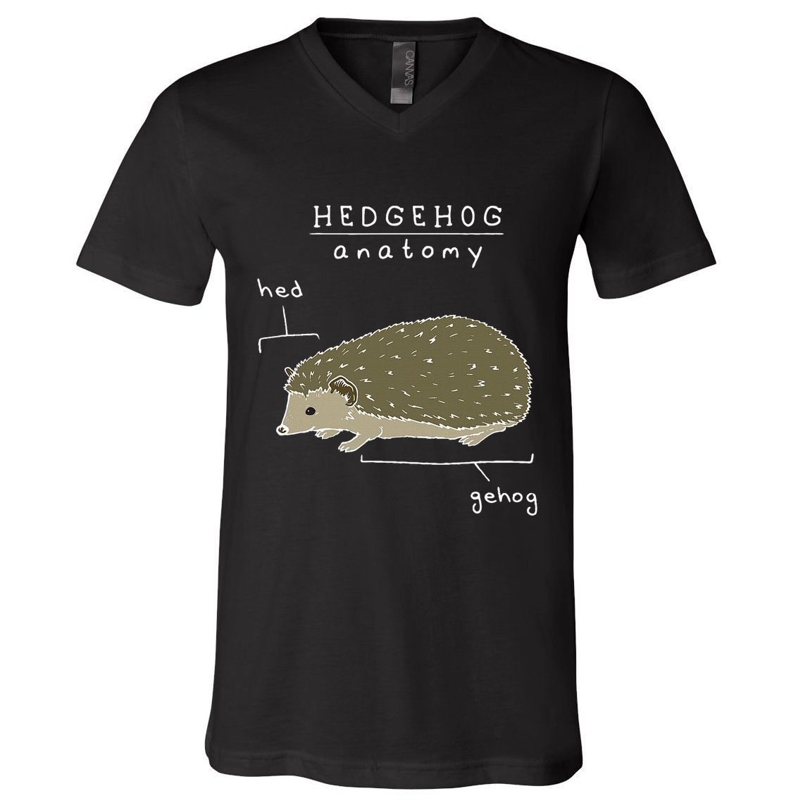 Hedgehog Cute Hedgehogs V-Neck T-Shirt
