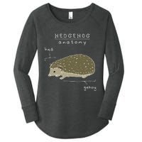 Hedgehog Cute Hedgehogs Women's Perfect Tri Tunic Long Sleeve Shirt