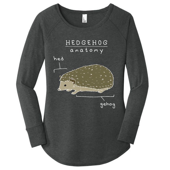 Hedgehog Cute Hedgehogs Women's Perfect Tri Tunic Long Sleeve Shirt