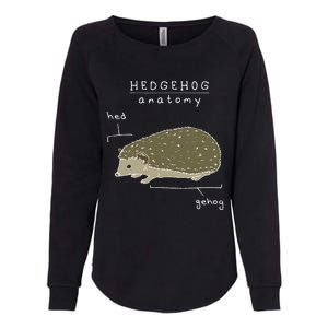 Hedgehog Cute Hedgehogs Womens California Wash Sweatshirt