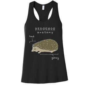 Hedgehog Cute Hedgehogs Women's Racerback Tank