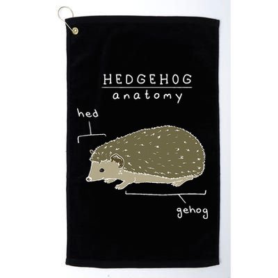Hedgehog Cute Hedgehogs Golf Towel