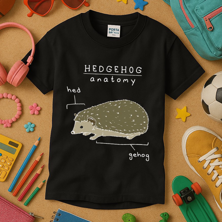 Hedgehog Cute Hedgehogs Kids T-Shirt