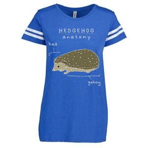 Hedgehog Cute Hedgehogs Enza Ladies Jersey Football T-Shirt