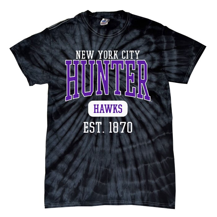 Hunter College Hawks Est. Date Tie-Dye T-Shirt