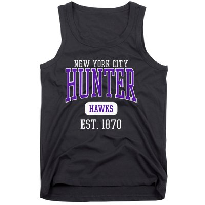 Hunter College Hawks Est. Date Tank Top