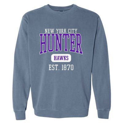 Hunter College Hawks Est. Date Garment-Dyed Sweatshirt