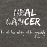 He Can Heal Cancer Christian / Zebra Print Rare Cancers Cotton Canvas Backpack