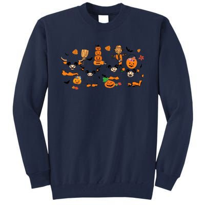 Highland Cow Halloween Fall Western Halloween Tall Sweatshirt