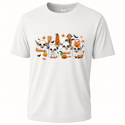 Highland Cow Halloween Fall Western Halloween Performance Shirt