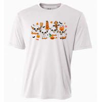 Highland Cow Halloween Fall Western Halloween Cooling Performance Crew T-Shirt