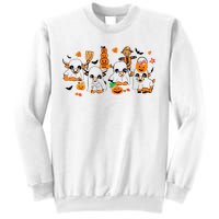 Highland Cow Halloween Fall Western Halloween Sweatshirt