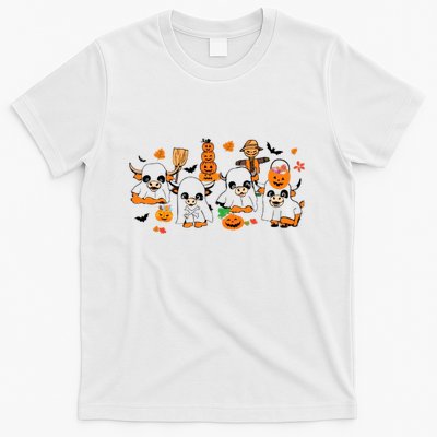 Highland Cow Halloween Fall Western Halloween T-Shirt