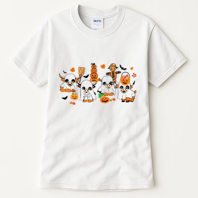 Highland Cow Halloween Fall Western Halloween Tall T-Shirt