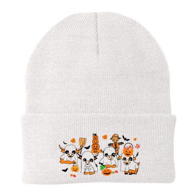 Highland Cow Halloween Fall Western Halloween Beanie