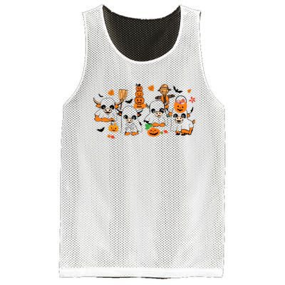 Highland Cow Halloween Fall Western Halloween Mesh Reversible Basketball Jersey Tank