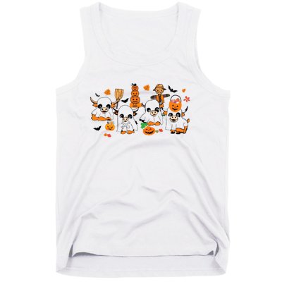 Highland Cow Halloween Fall Western Halloween Tank Top