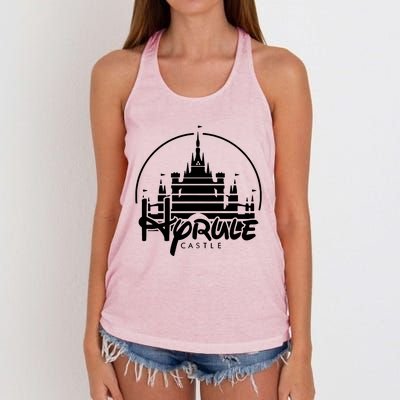 Hyrule Castle Women's Knotted Racerback Tank