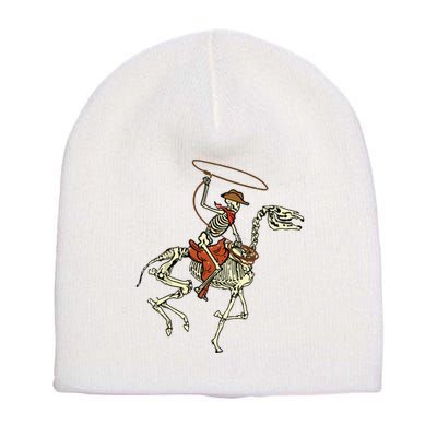 Halloween Cowboy Horse Skeleton Costume Boy Short Acrylic Beanie