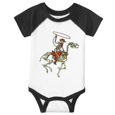 Halloween Cowboy Horse Skeleton Costume Boy Infant Baby Jersey Bodysuit