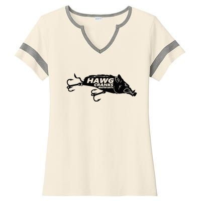 Hawg Cranks Ladies Halftime Notch Neck Tee