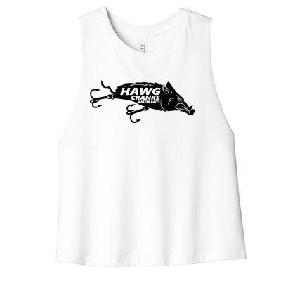 Hawg Cranks Women's Racerback Cropped Tank