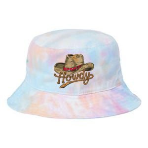 Howdy Cowboy Hat Funny Western Rodeo Tie Dye Newport Bucket Hat